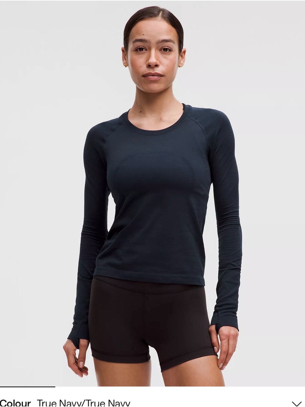 lululemon athletica True Navy Long-Sleeve Crew Top